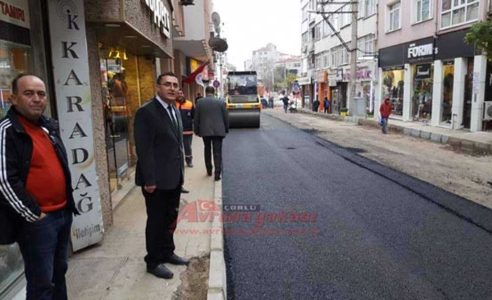Kumyol Asfaltlanıyor