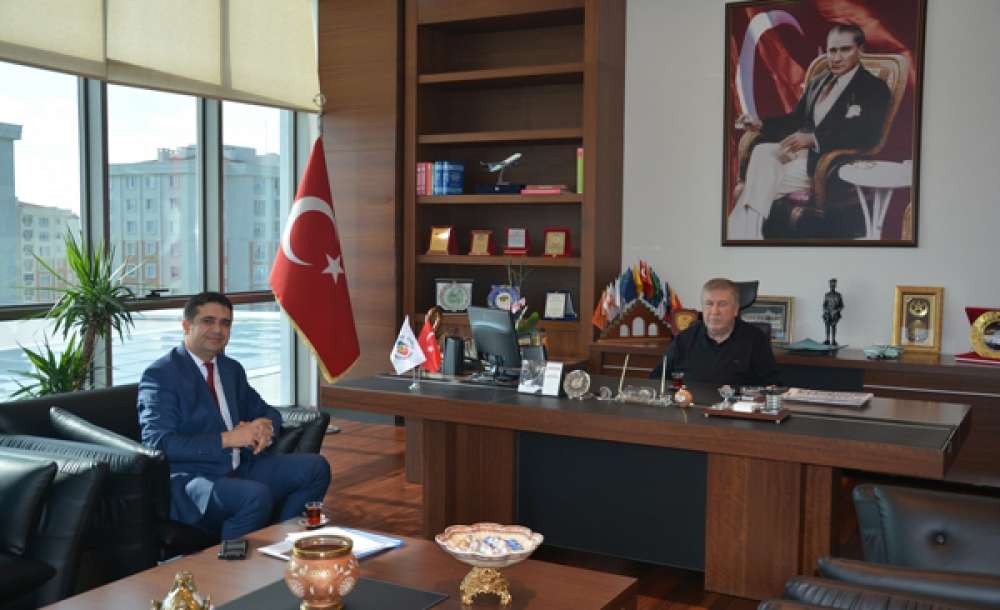 Çorlu Sgk Müdürü Türkan'dan Başkan Sülün'e Ziyaret