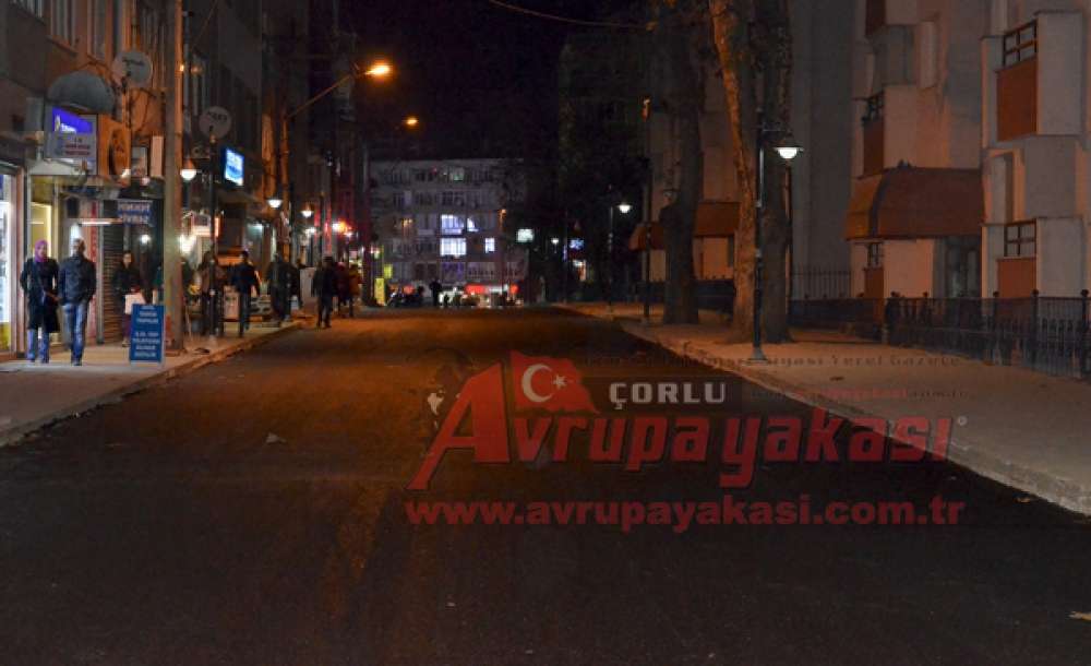 Şinasi Kurşun Caddesi Asfaltlandı