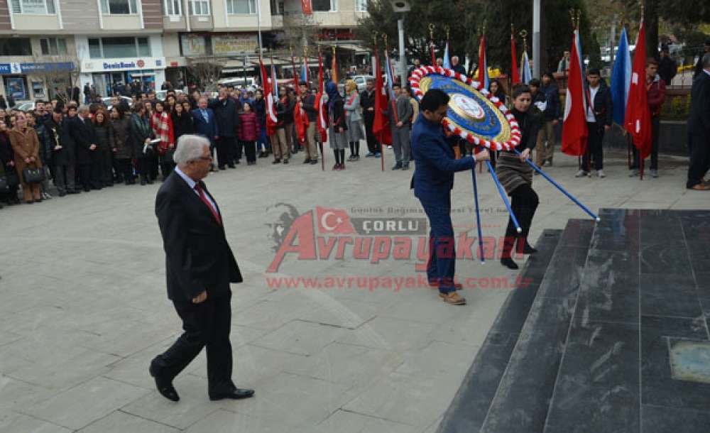 Çorlu'da 24 Kasım Öğretmenler Günü Kutlandı