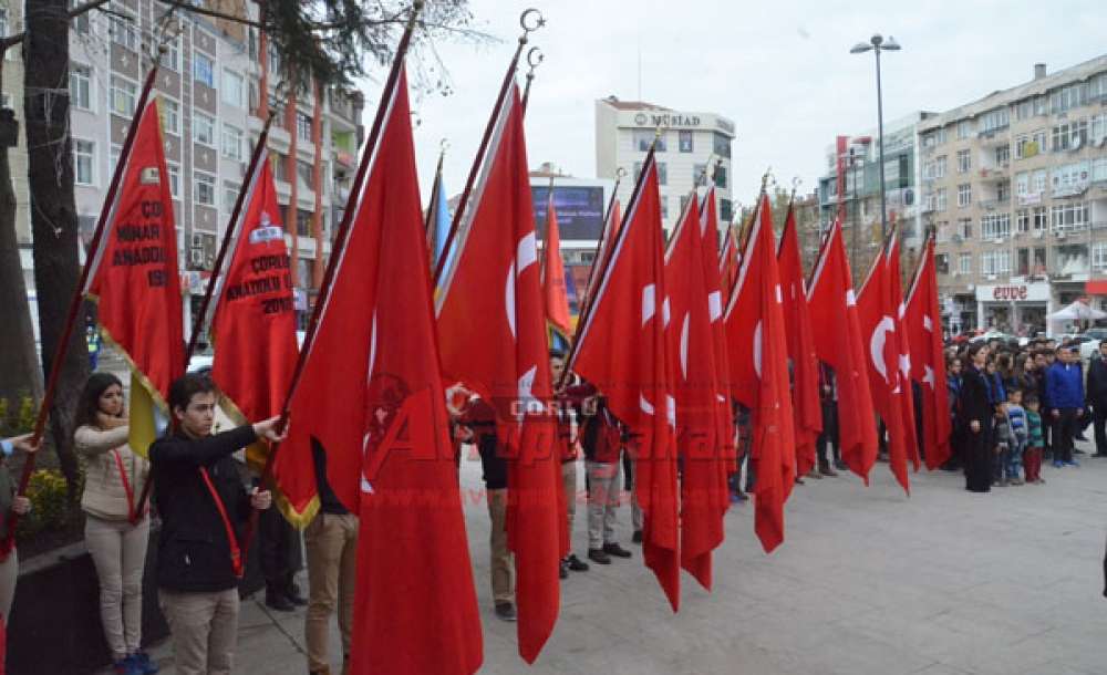 Çorlu'da 24 Kasım Öğretmenler Günü Kutlandı