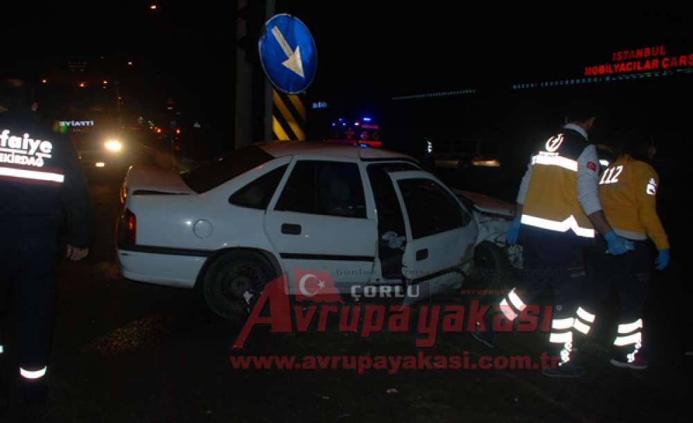 Çorlu'da Kaza 4 Yaralı