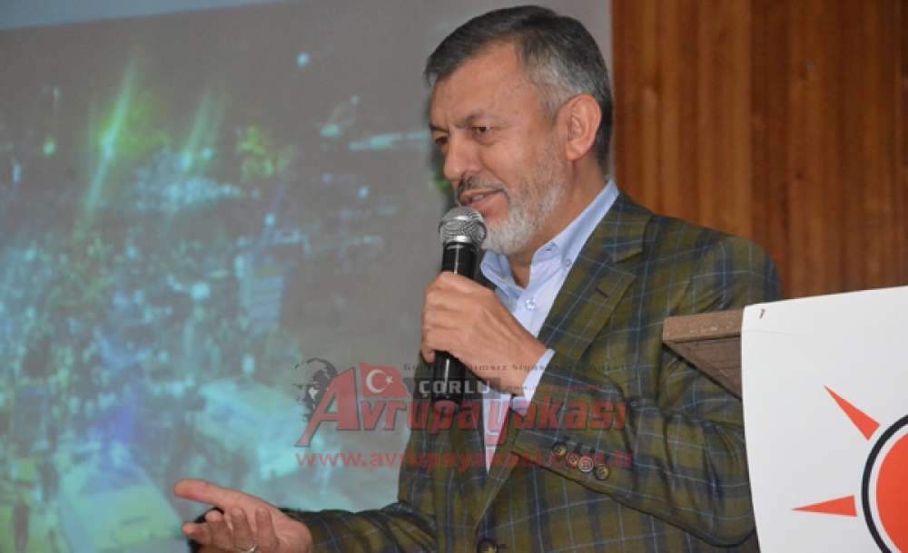 Ak Parti Genel Başkan Yardımcısı Harun Karaca Çorlu'da
