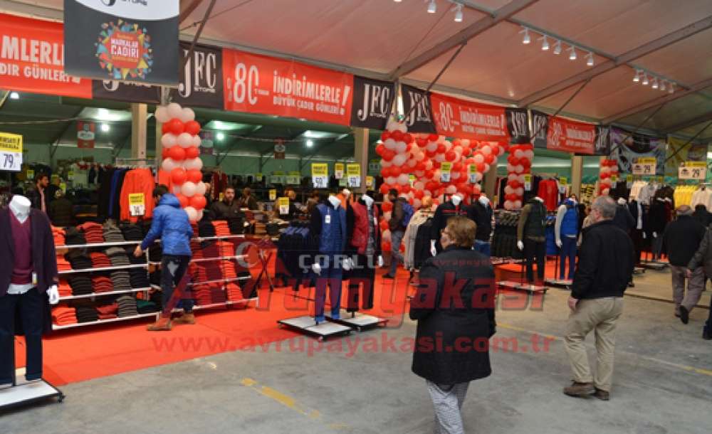 Markalar Çadırı Çorlu'ya Geliyor