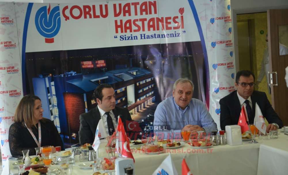Vatan Hastanesi Gazetecileri Konuk Etti