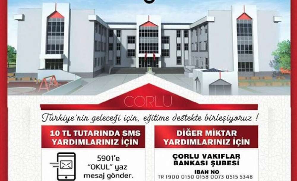 Çorlu Kaymakamı Levent Kılıç:  “Çorlu Olarak Okul Yaptıracağız”