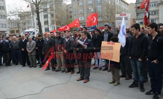 Saadet Partisi'nden Çorlu'da Basın Açıklaması