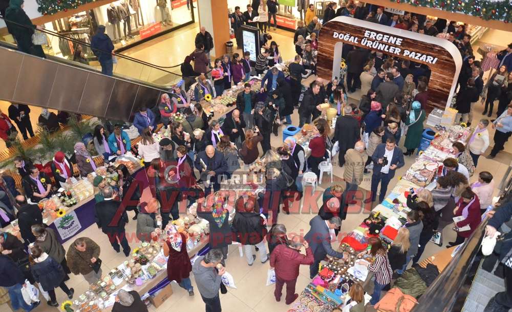 Ergene Doğal Ürünler Pazarı Orion'da Açıldı