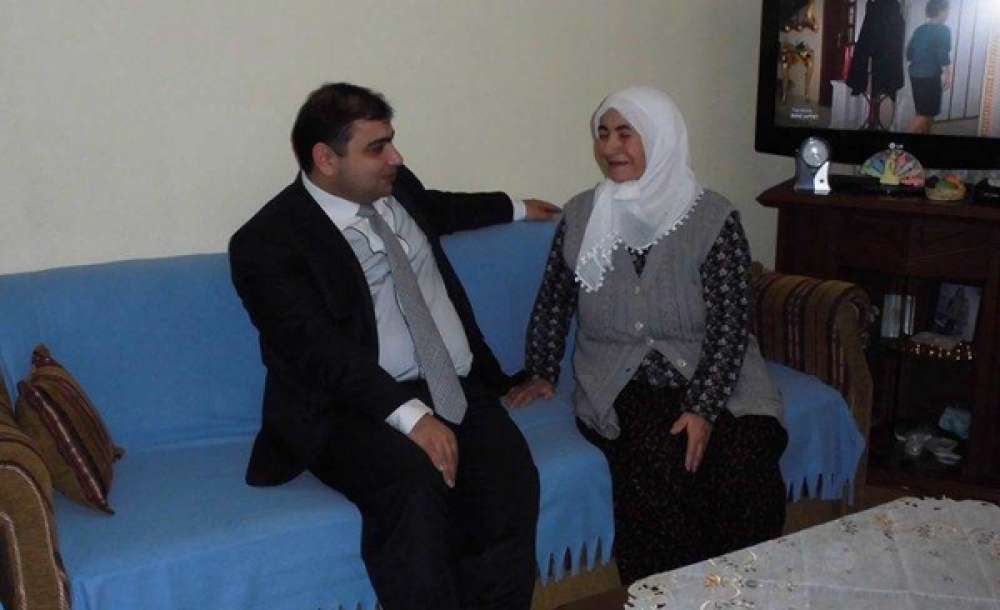 Kaymakam Kızıltoprak'tan Şehit Ailelerine Ziyaret