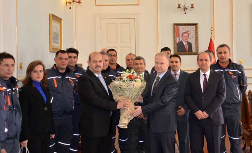 Afad'dan Vali Ceylan'a Ziyaret