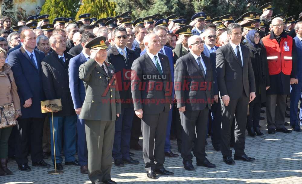 Çorlu Şehitleri Andı