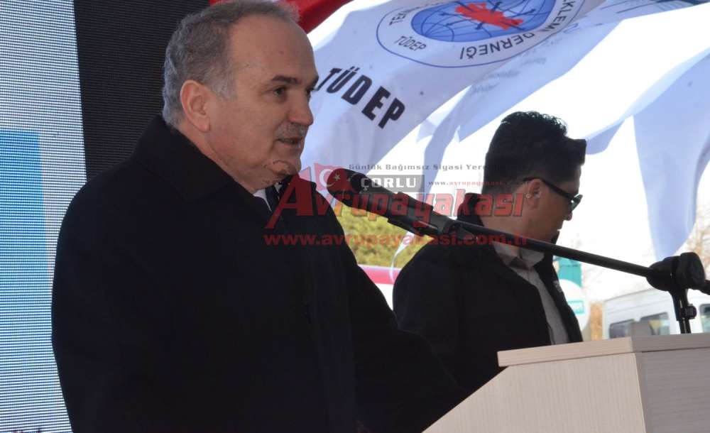 Bakan Özlü Çorlu Teknopark'ın Temelini Attı