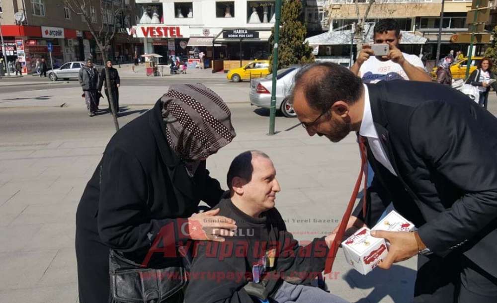 Ak Parti Çorlu İlçe Teşkilatı'ndan Kandil Simidi