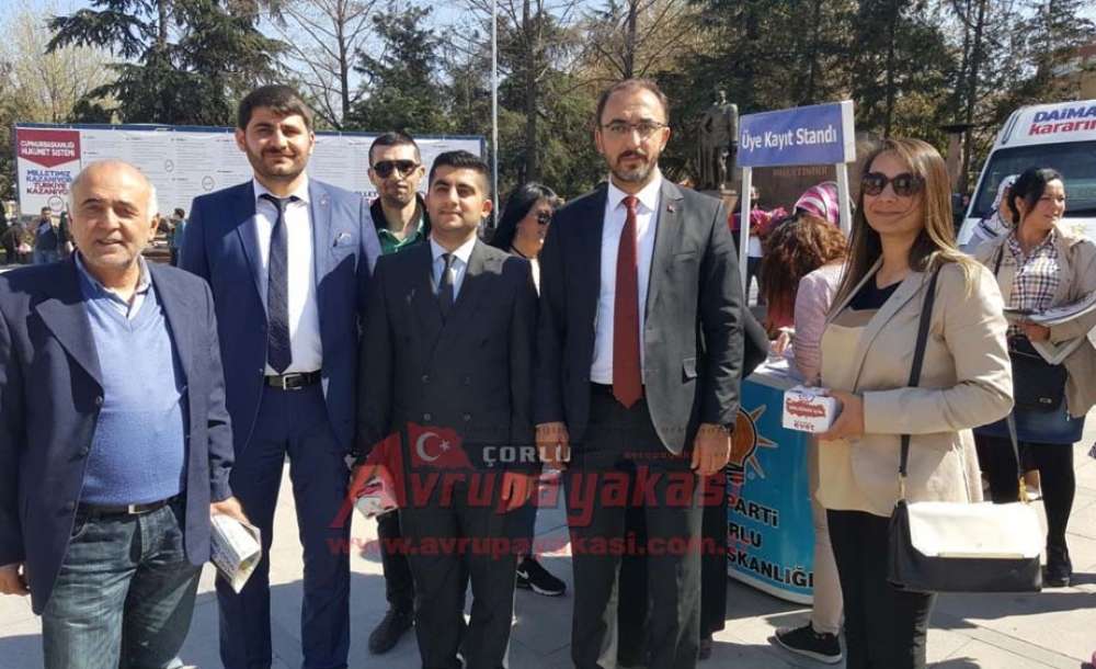 Ak Parti Çorlu İlçe Teşkilatı'ndan Kandil Simidi