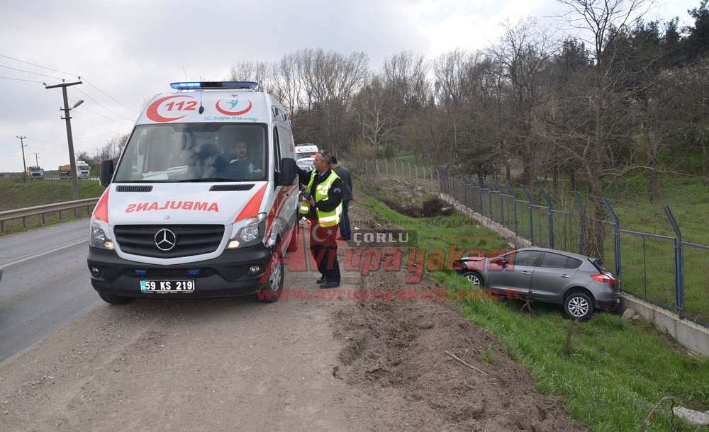 Çırak Bayırında Kaza: 1 Yaralı