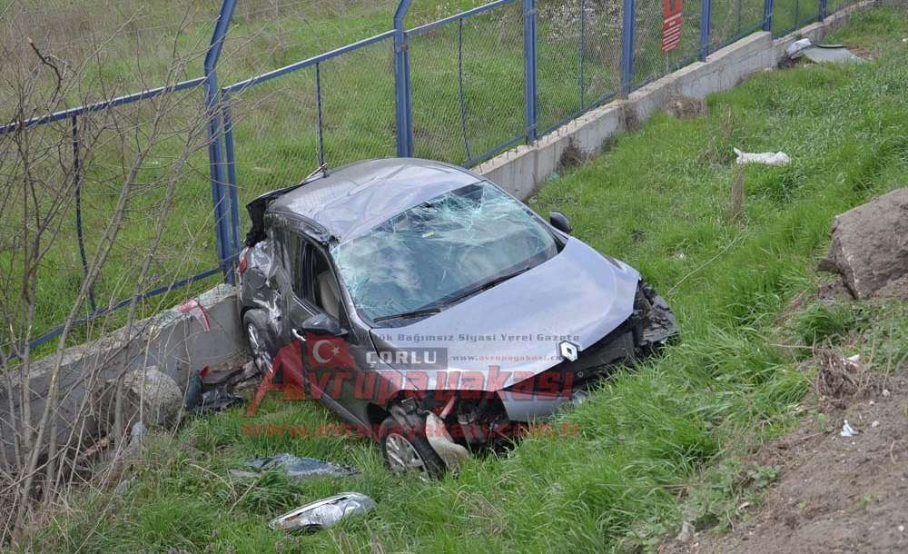 Çırak Bayırında Kaza: 1 Yaralı