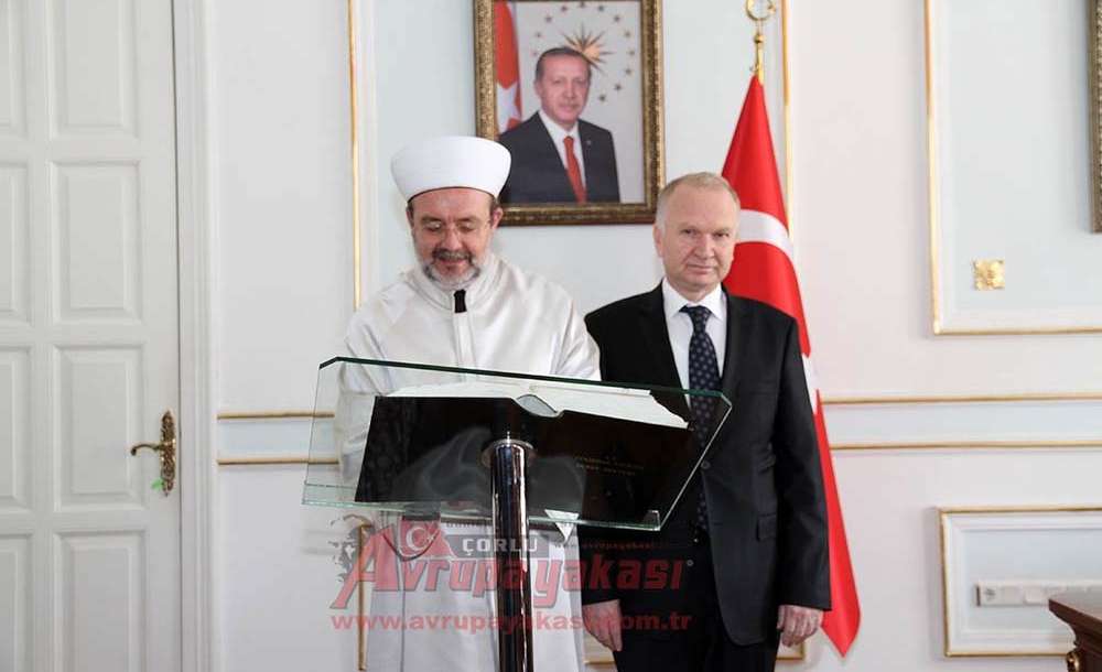 Diyanet İşleri Başkanı Prof. Dr. Mehmet Görmez Tekirdağ Valiliği'ni Ziyaret Etti
