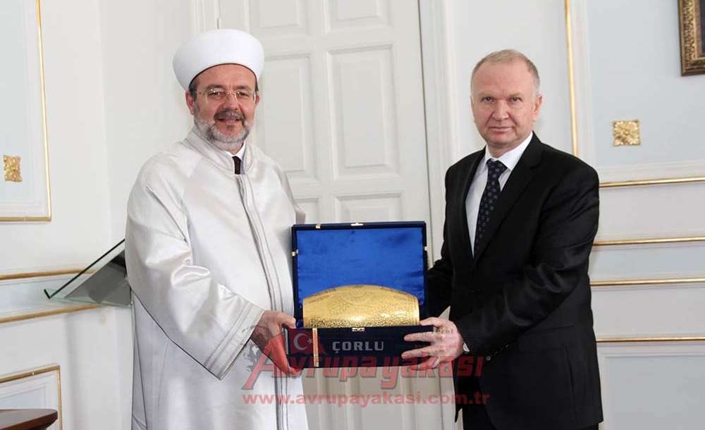 Diyanet İşleri Başkanı Prof. Dr. Mehmet Görmez Tekirdağ Valiliği'ni Ziyaret Etti