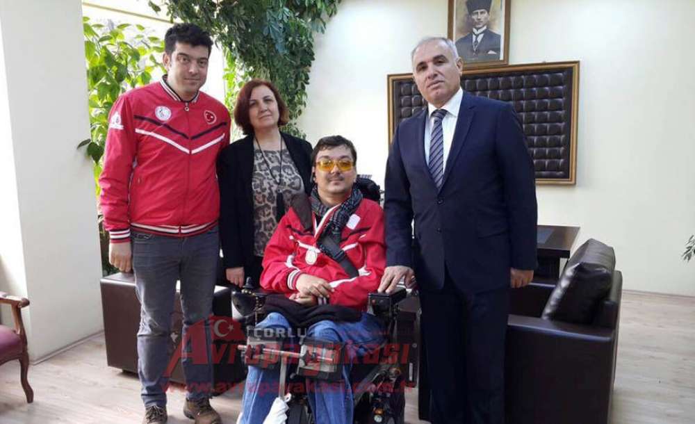 Türkiye 3.'sü Sporcudan Kaymakam Kılıç'a Ziyaret