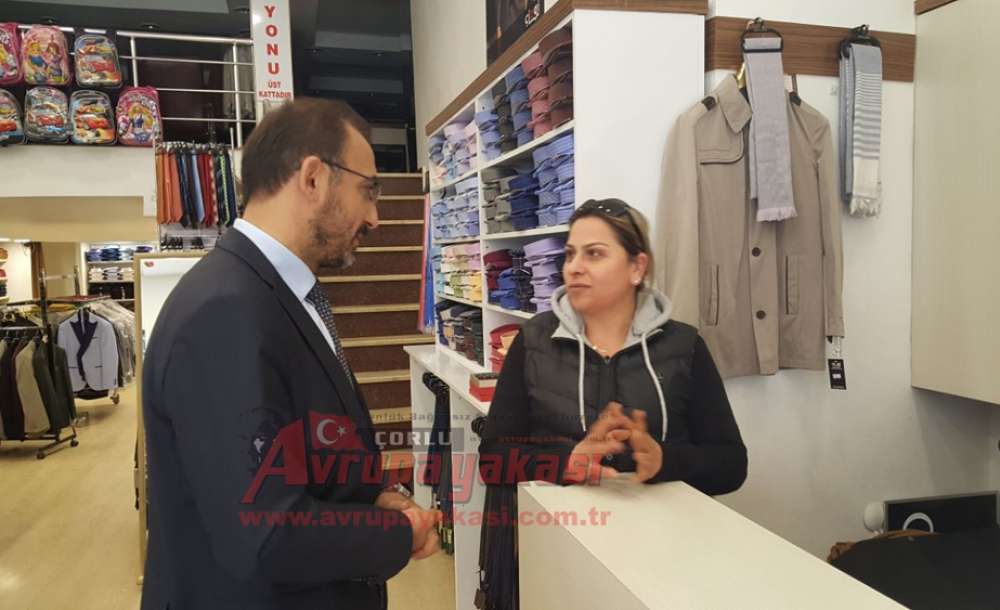 Ak Parti'den Çorlu'da Sokak Sokak Evet Çalışması