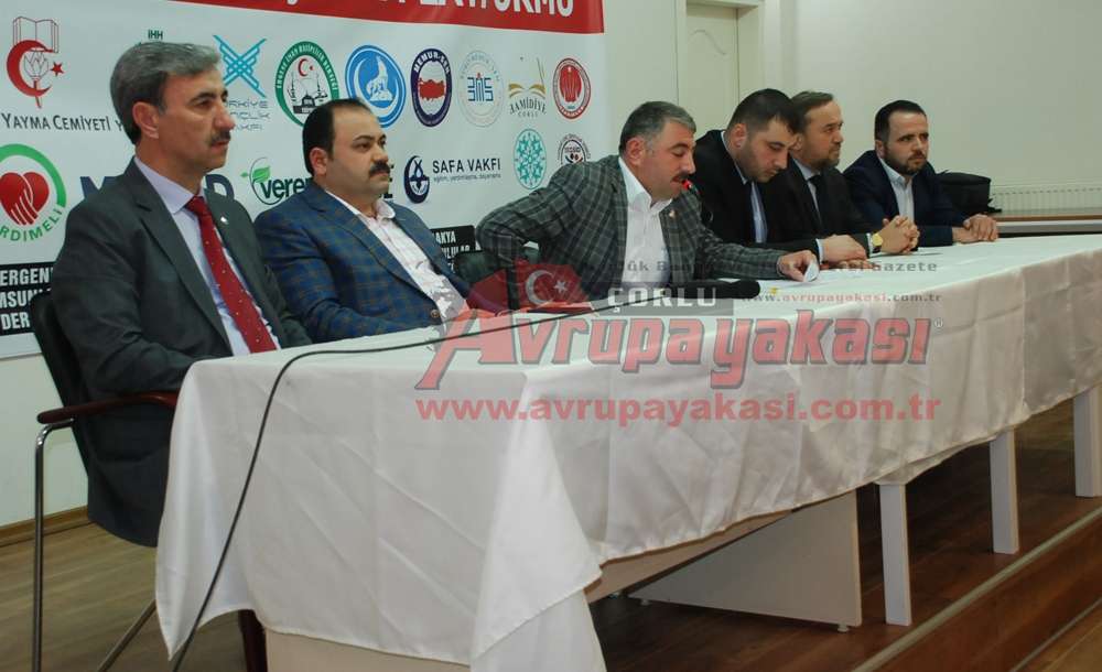Çorlu'da 36 Stk'dan Ortak Evet Açıklaması