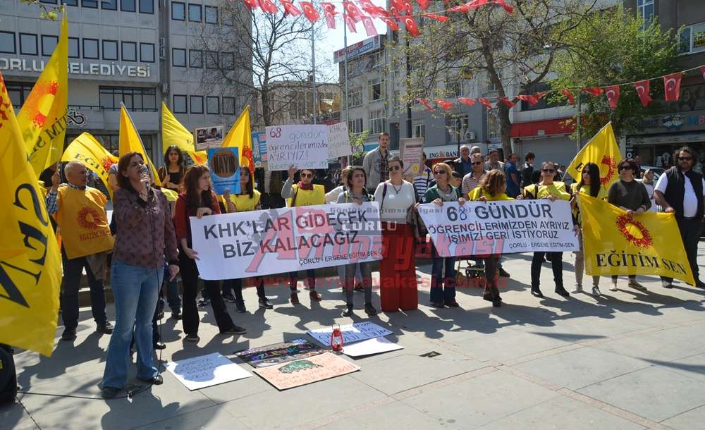 Öğretmenlerden Basın Açıklaması