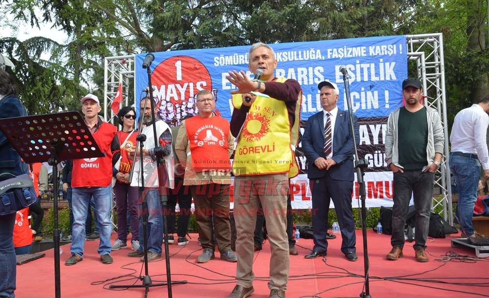 Çorlu'da 1 Mayıs Kutlandı