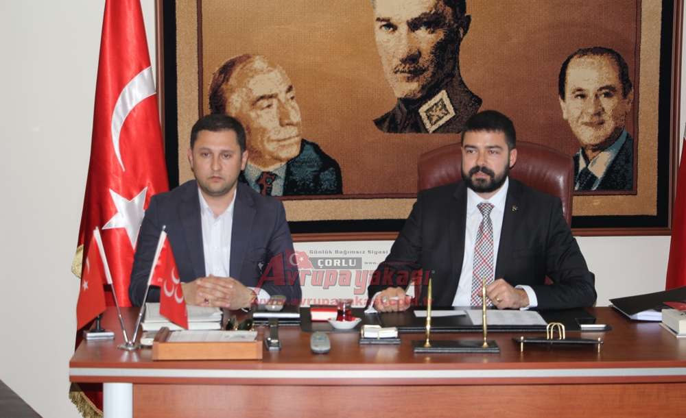 Mhp Çorlu'da Yeni Yönetim Görevi Devraldı