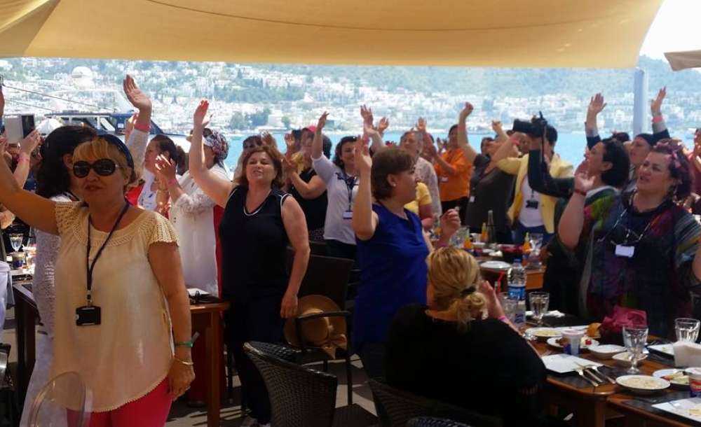 Çorlu Muhtarlar Derneği Başkanı Benek Kadın Muhtarlar Buluşmasına Katıldı