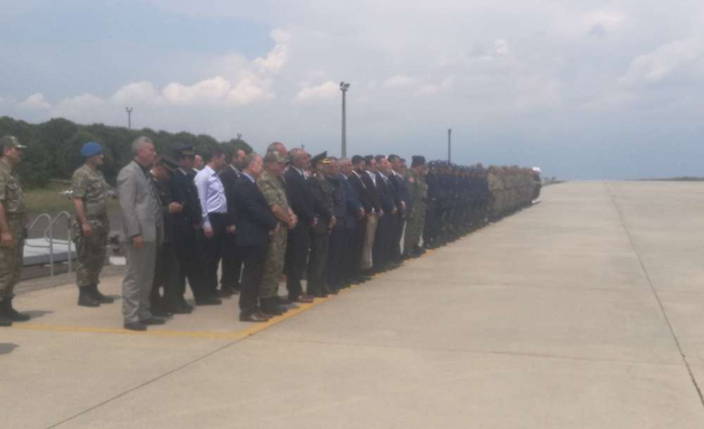 Şehit Binbaşının Cenazesi Çorlu'ya Getirildi