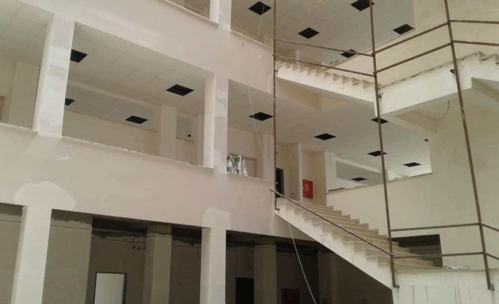 Müdür Güçlü Çorlu Spor Lisesi İnşaatını İnceledi