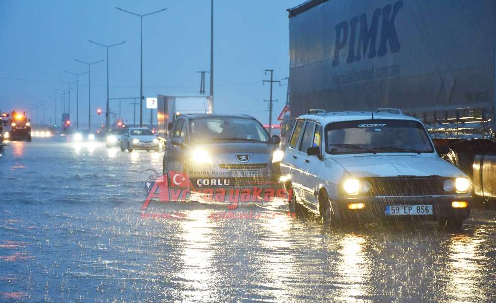 Çorlu Sular Altında Kaldı