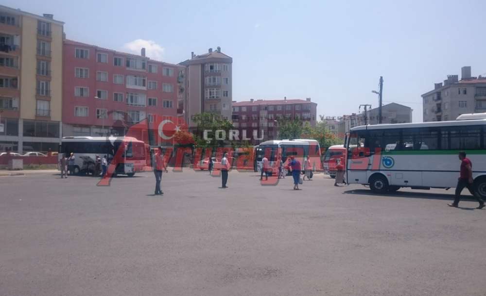 Çorlu Otogarı En Sakin Bayramlarından Birini Yaşadı