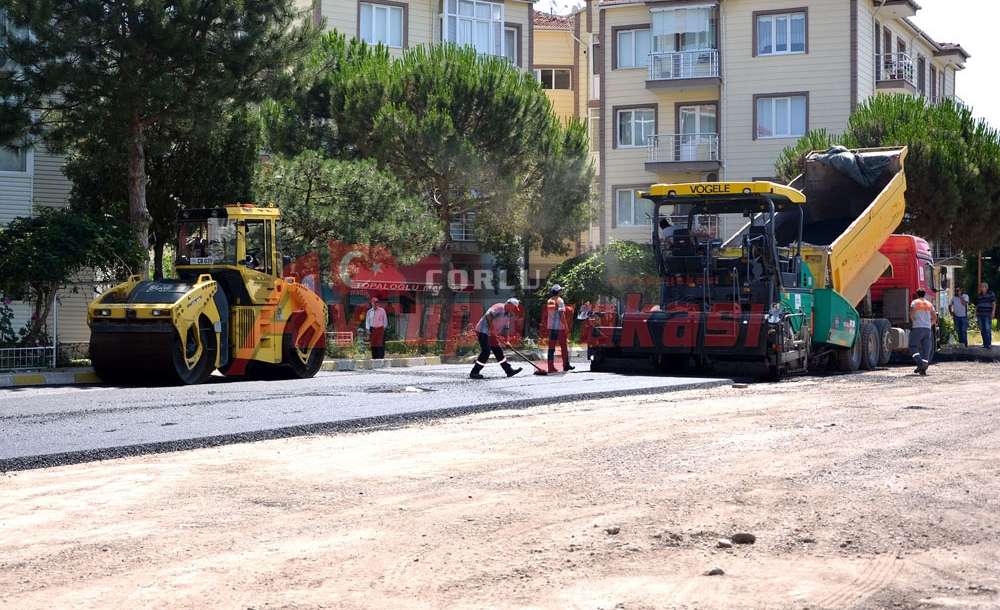 Çorlu Belediyesi Asfalt Çalışmalarına Başladı