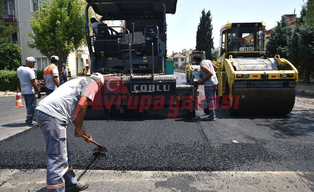Çorlu Belediyesi Asfalt Çalışmalarına Başladı