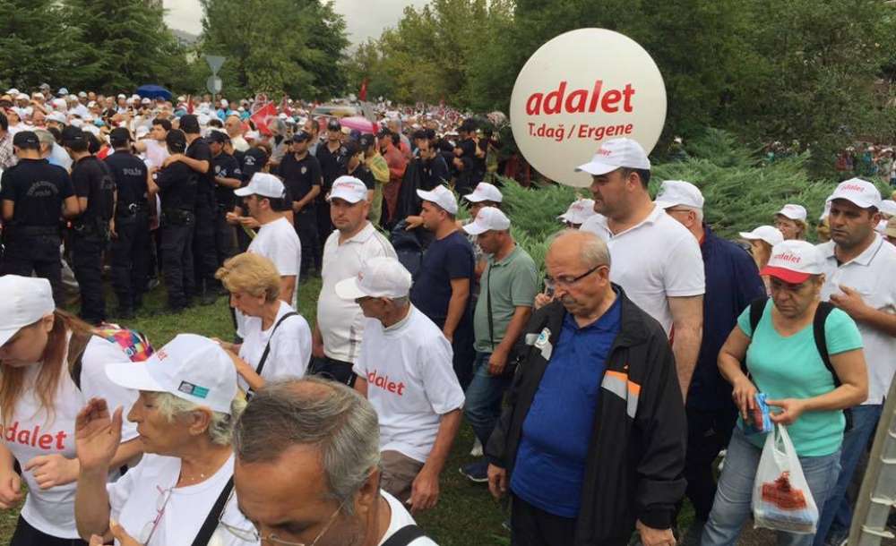 Başkanlar Albayrak Ve Yüksel Adalet Yürüyüşünde