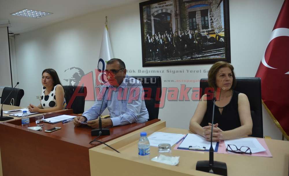 Çorlu Belediye Meclisi'nin Temmuz Meclisi Gerçekleştirildi 