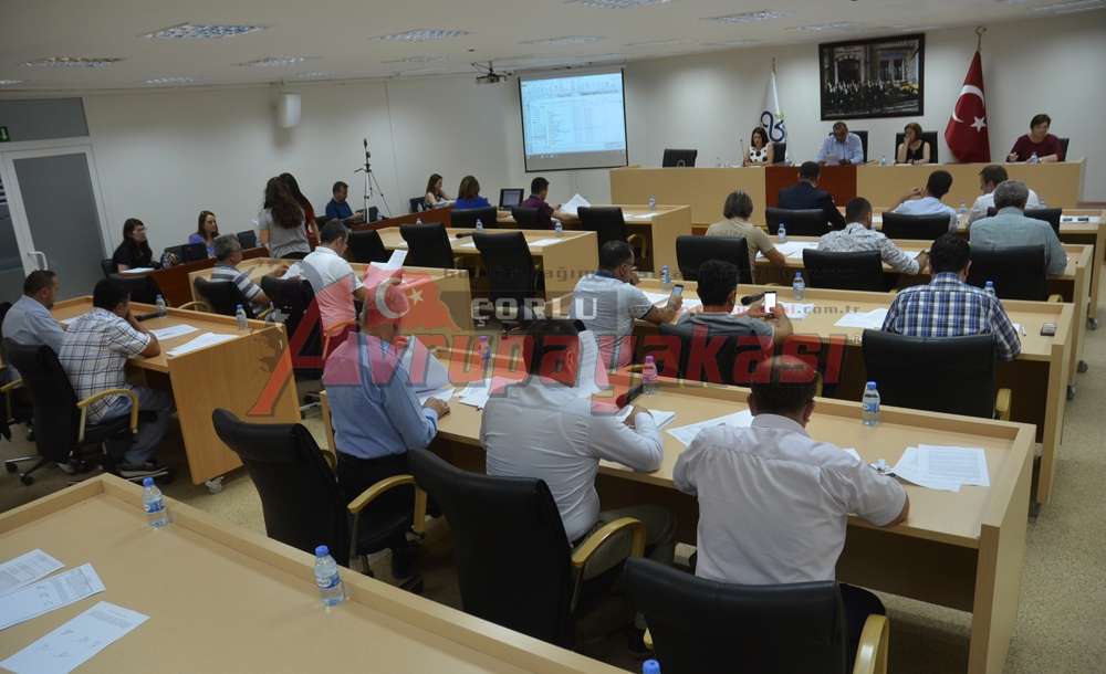 Çorlu Belediye Meclisi'nin Temmuz Meclisi Gerçekleştirildi 