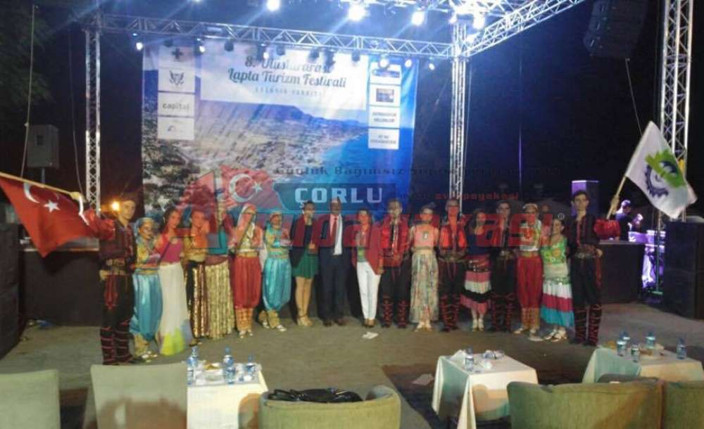 Ergene Belediyesi Halk Dansları Topluluğu Lapta Festivali'ne Katıldı