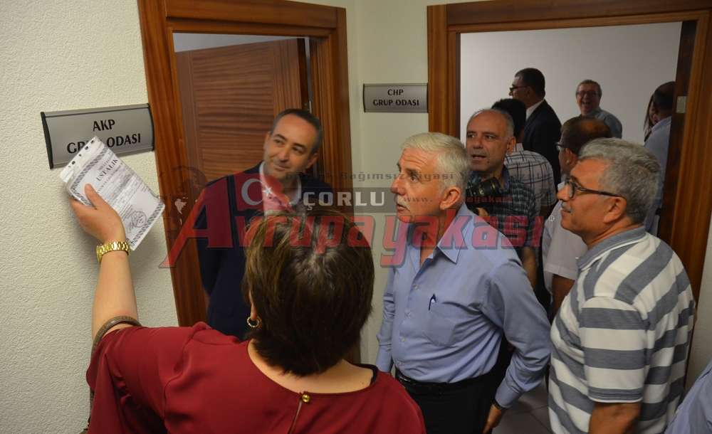 Çorlu Belediyesi'nde Bir İlk Grup Odaları