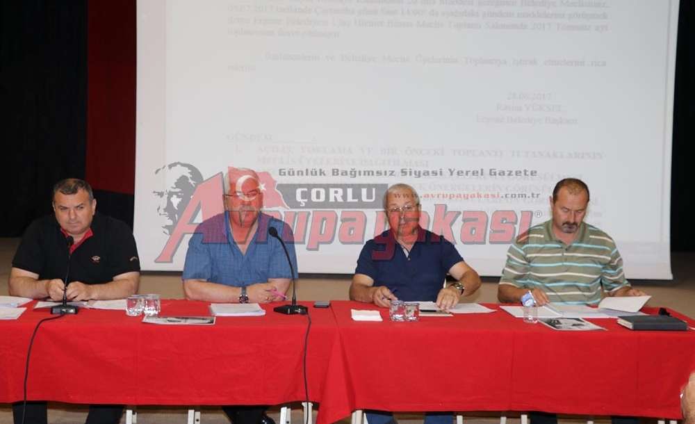 Ergene Belediyesi Temmuz Ayı Meclis Toplantısı Yapıldı