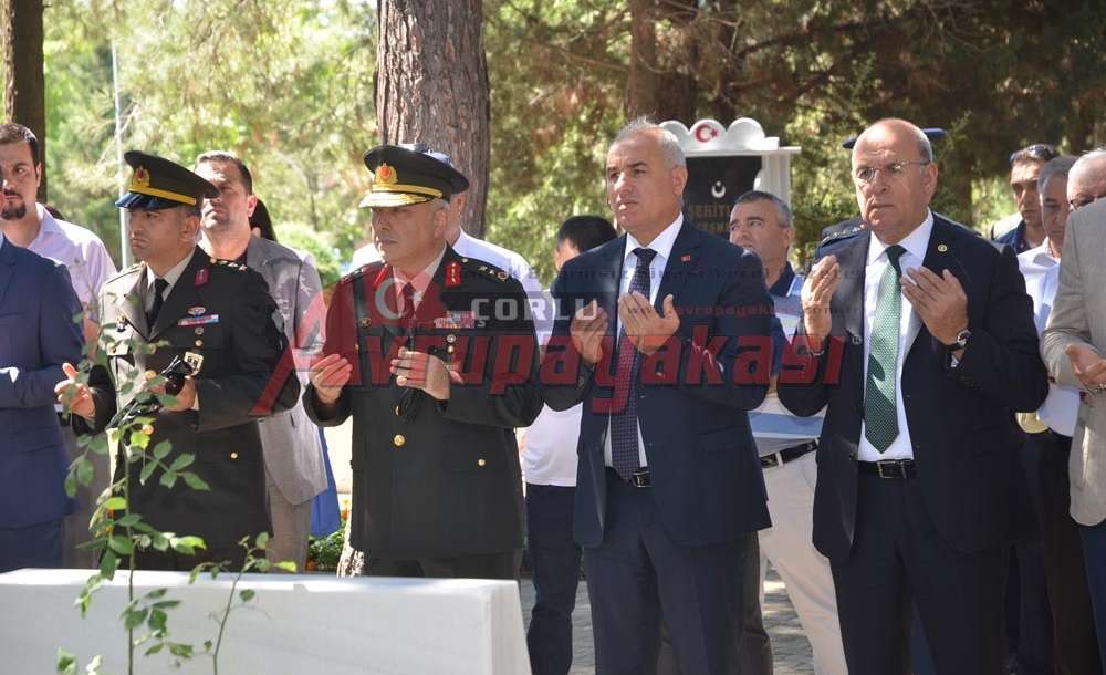 15 Temmuz Şehitleri Çorlu'da Anıldı