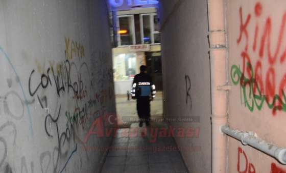 Çorlu Zabıtası Yılbaşında Sabaha Kadar Çalıştı  