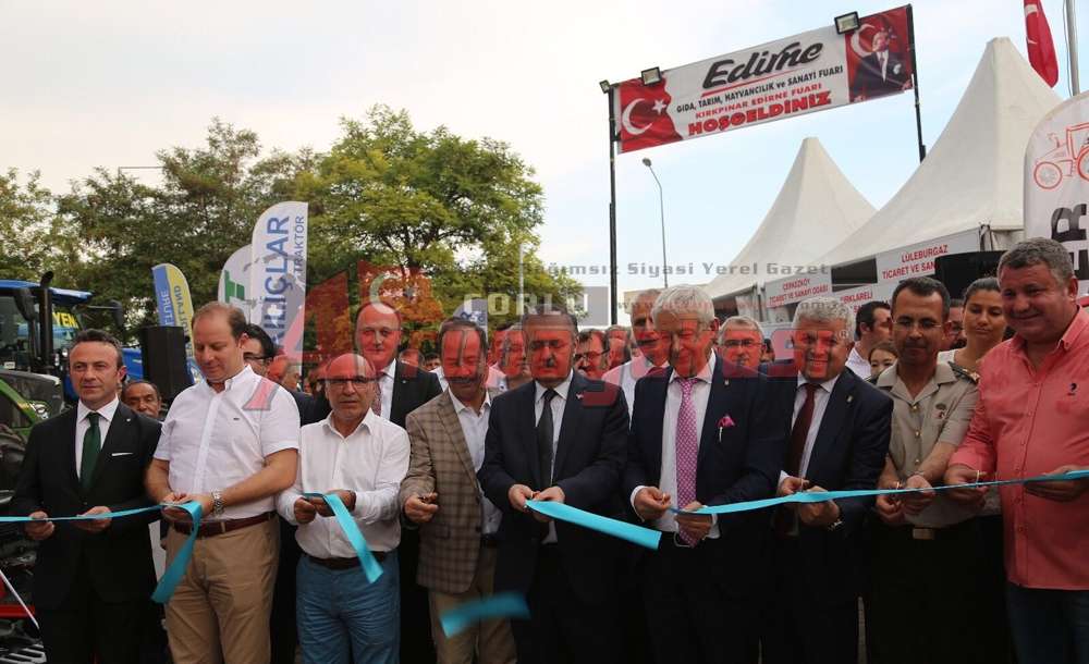 Renkly Fuarcılık Tarafından Düzenlenen Edirne Fuarı Açıldı 