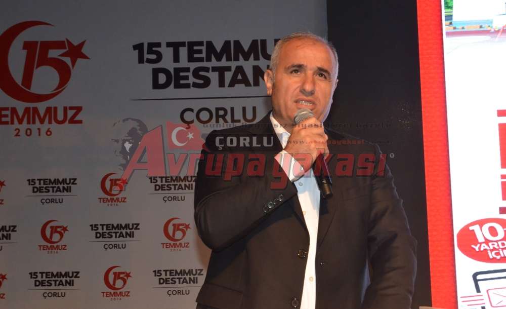 Çorlu Tek Vücut Oldu Meydanı Doldurdu