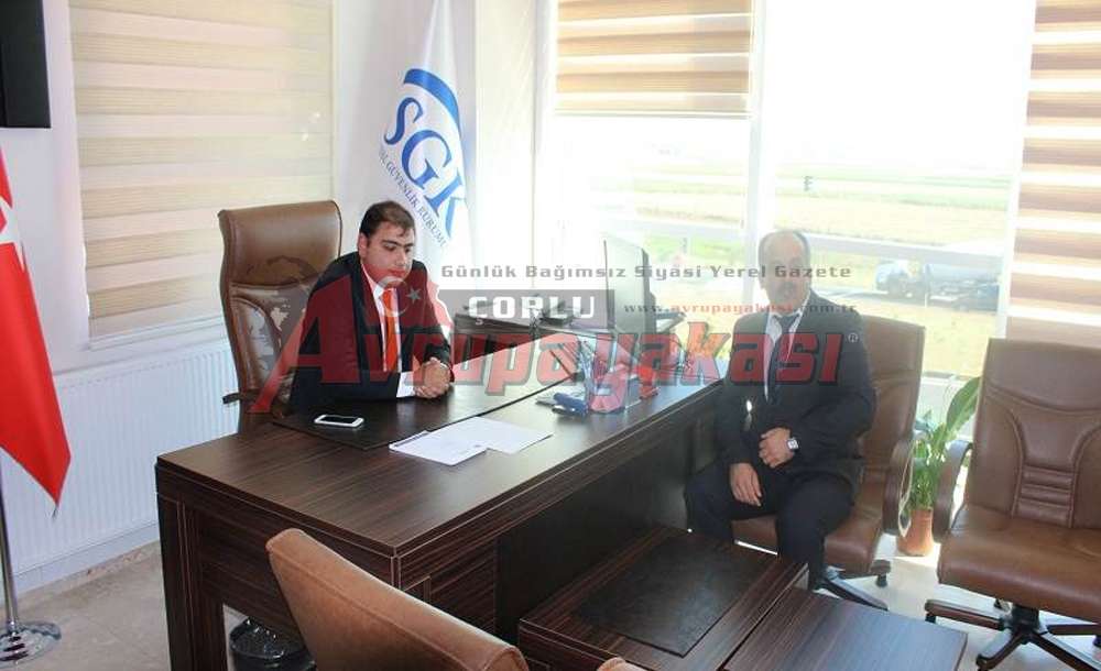 Kaymakam Kızıltoprak'tan Ergene Sgk'ya Ziyaret
