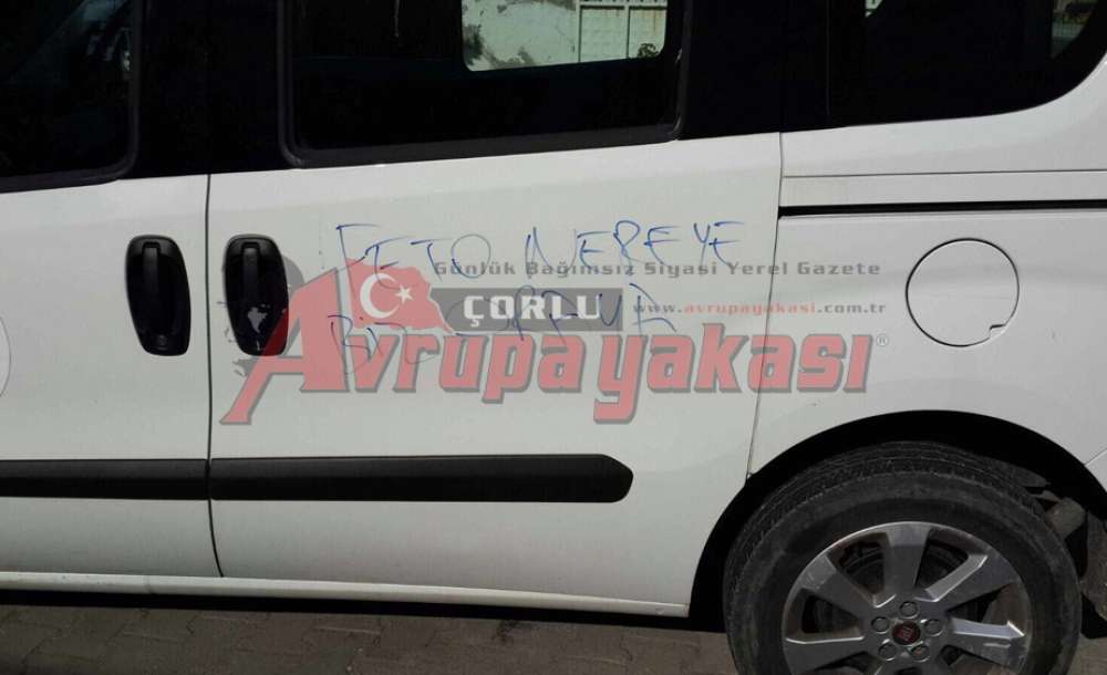 Çorlu'da Fetö Propagandası