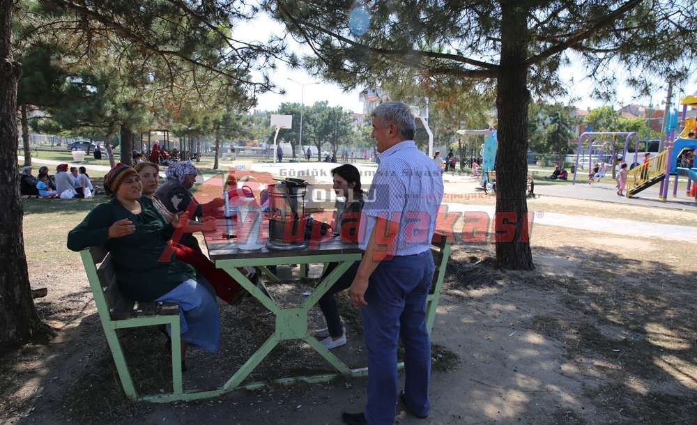 Başkan Mandalı Çamlık Parkını Ziyaret Etti