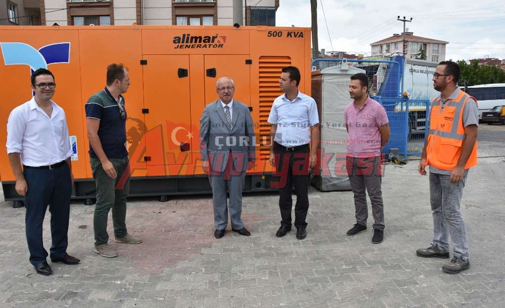 Teski'den Çorlu'ya 22 Adet Jeneratör