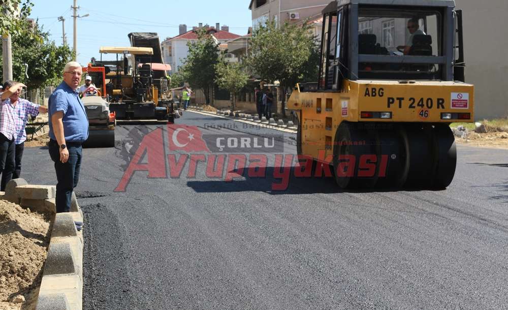 Ergene'de Cadde Ve Sokaklar Yenileniyor